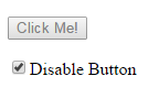 disabled button